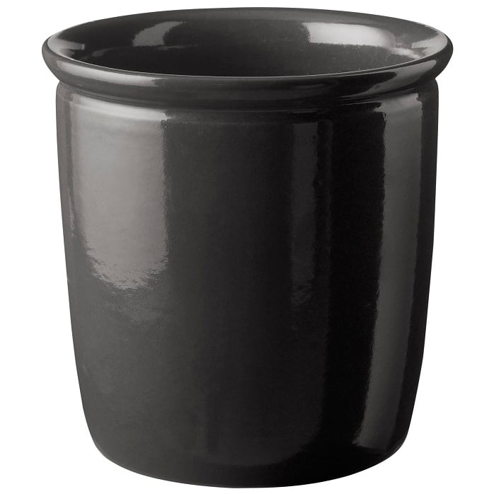 Knabstrup Keramik Pickle pot 4 l antracietgrijs | Scandinavisch Interieur | Voorraaddozen | Grijs