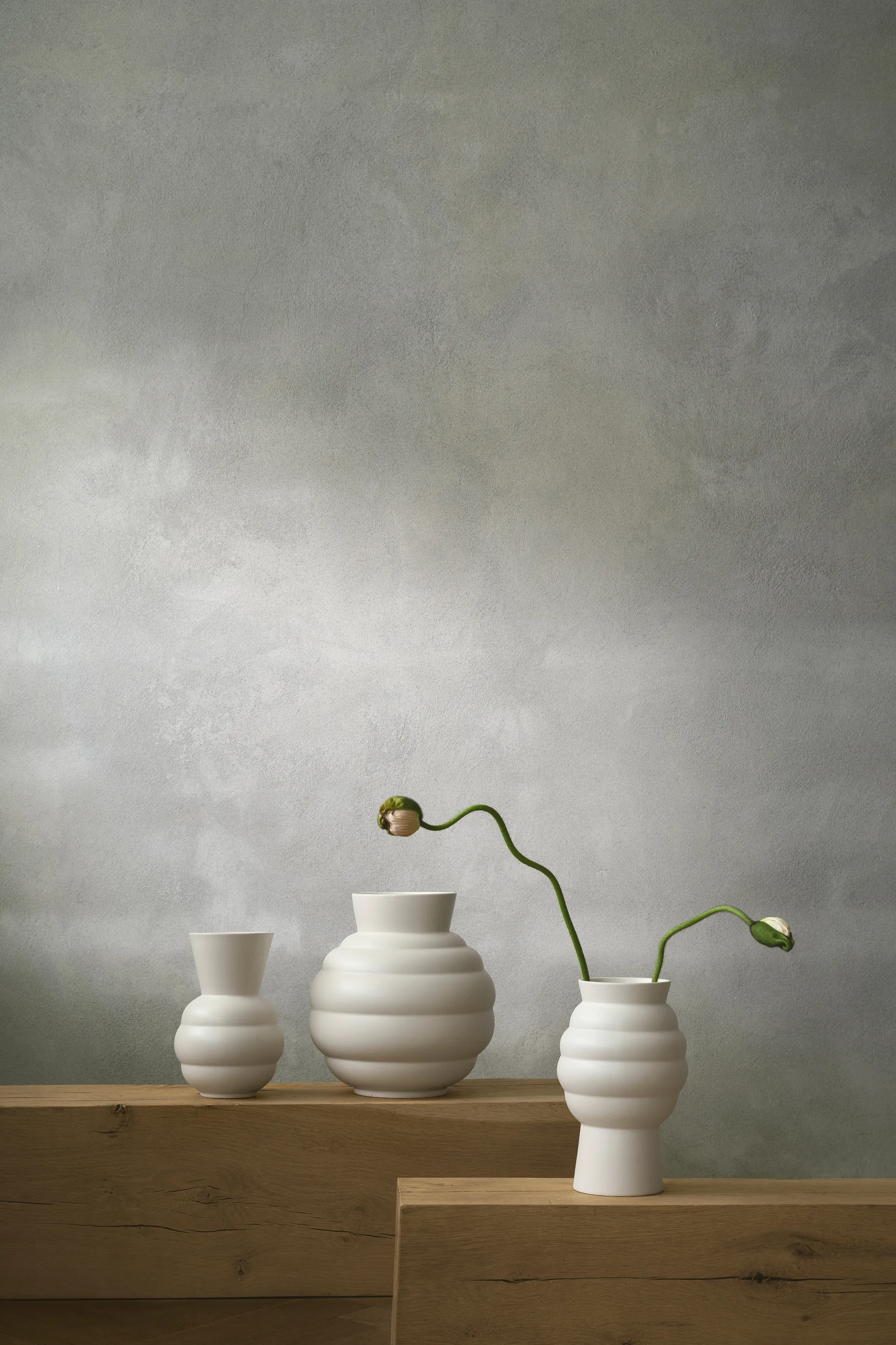 Tortus Archie vaas No2 23,5 cm, White Knabstrup Keramik