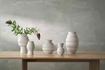 Tortus Archie vaas No3 26,5 cm - White - Knabstrup Keramik