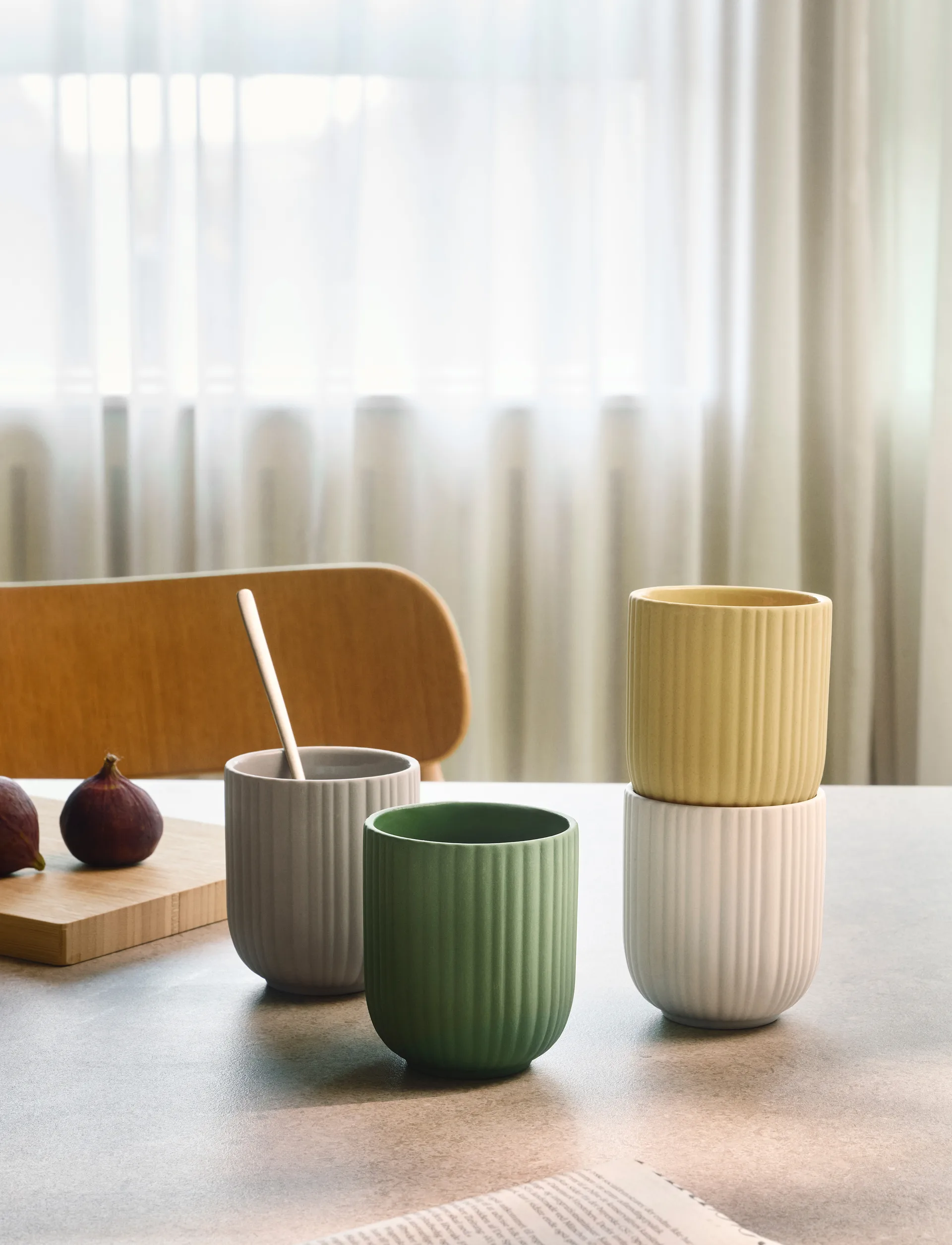 Verda mok 25 cl, Grass green Knabstrup Keramik