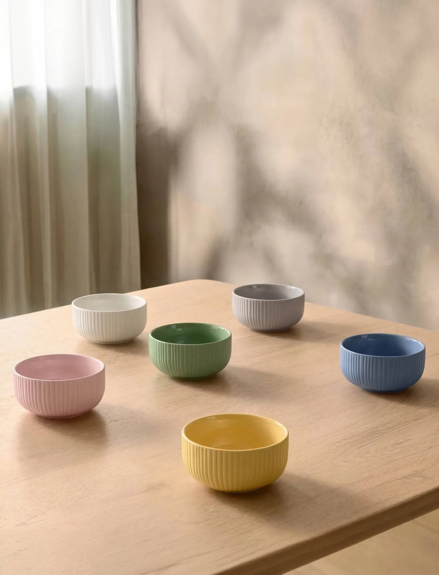 Verda schaal, Light grey, Ø13 cm Knabstrup Keramik
