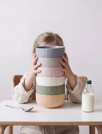 Verda schaal - Soft rose, Ø13 cm - Knabstrup Keramik