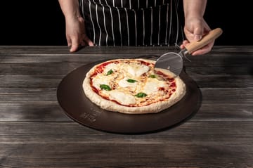 Kockums bak-pizzaplaat Ø35 cm - Koolstaal - Kockums Jernverk
