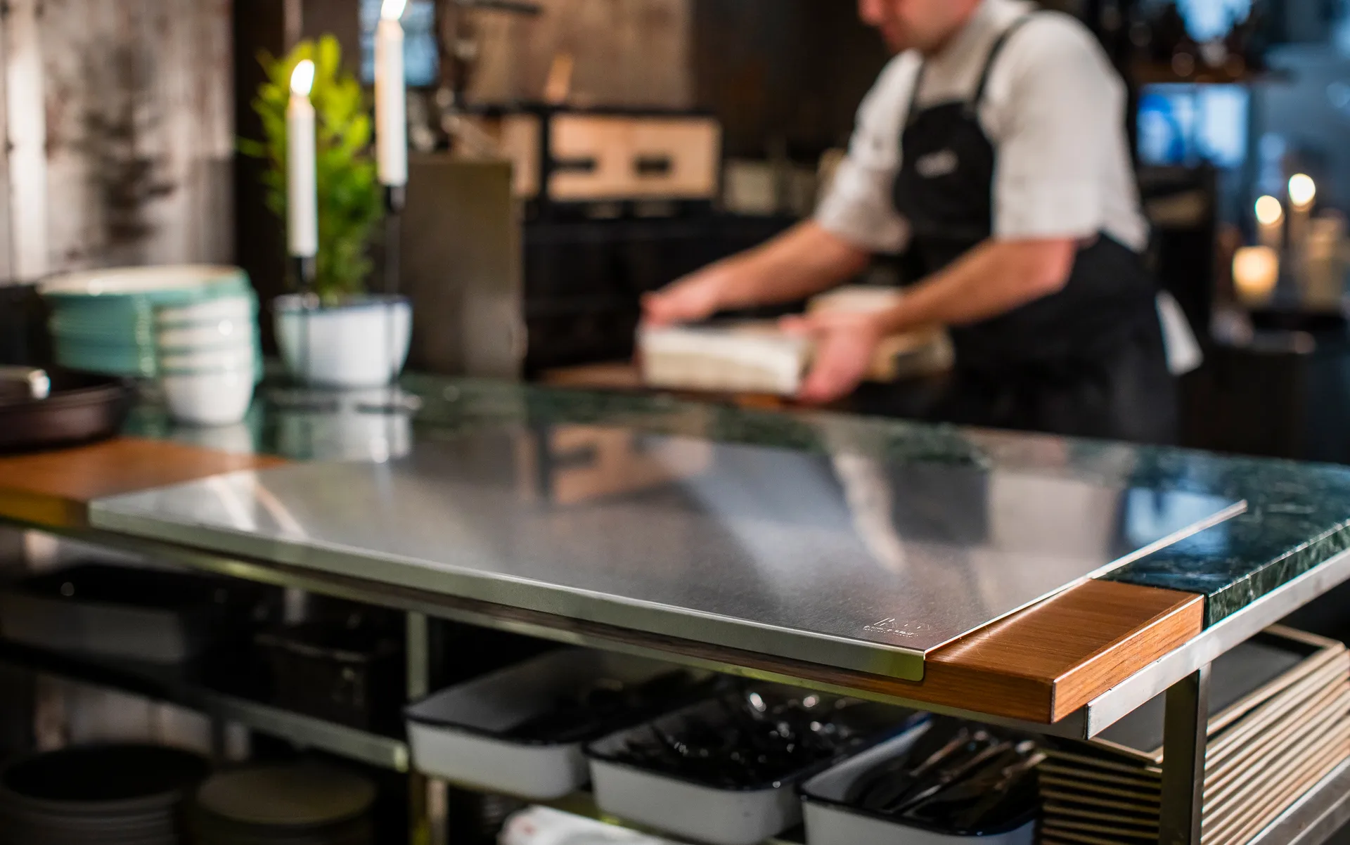 Kockums bakplaat roestvrij staal, 80x60 cm Kockums Jernverk