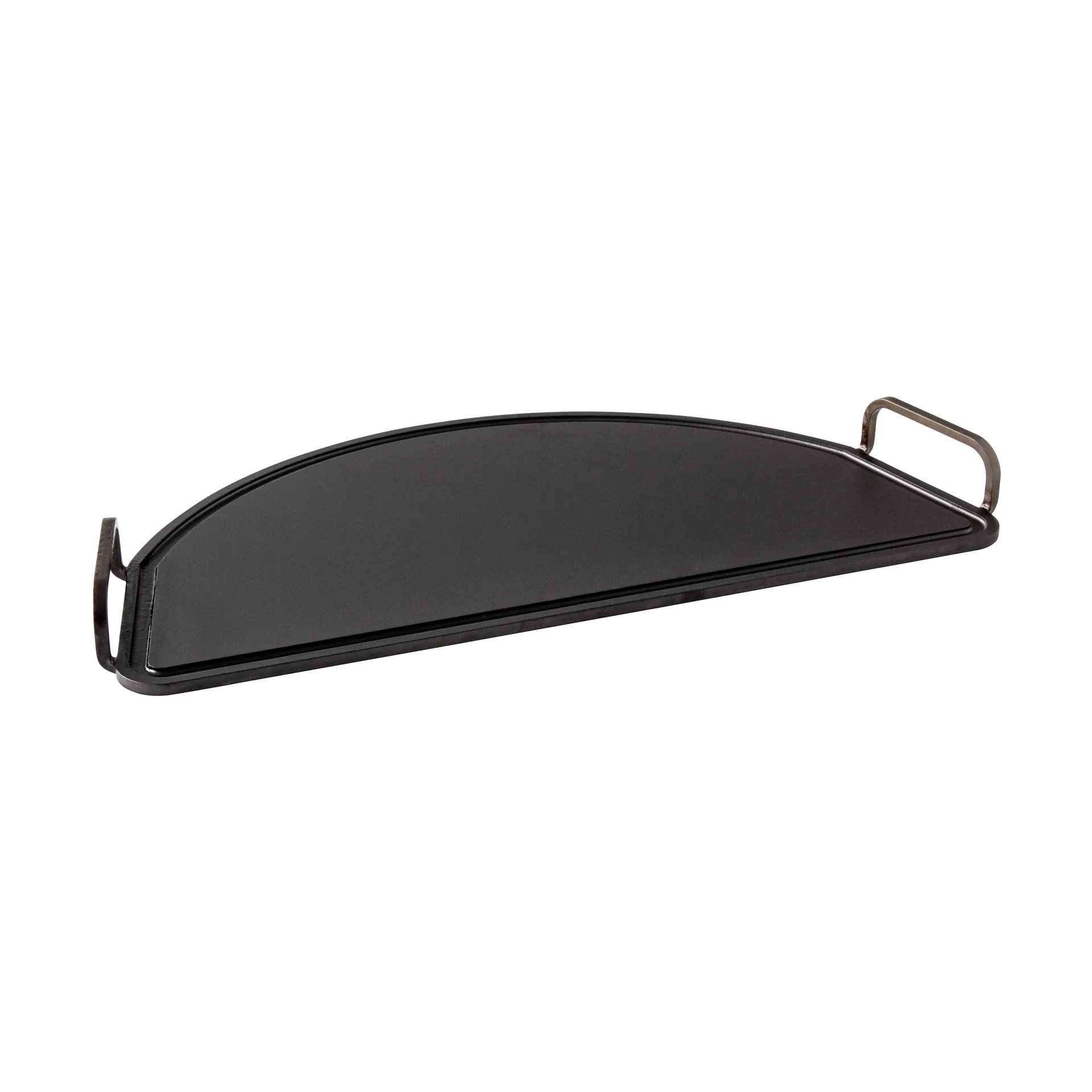 Kockums bakplaat, Zwart, halfrond, 47 cm Kockums Jernverk