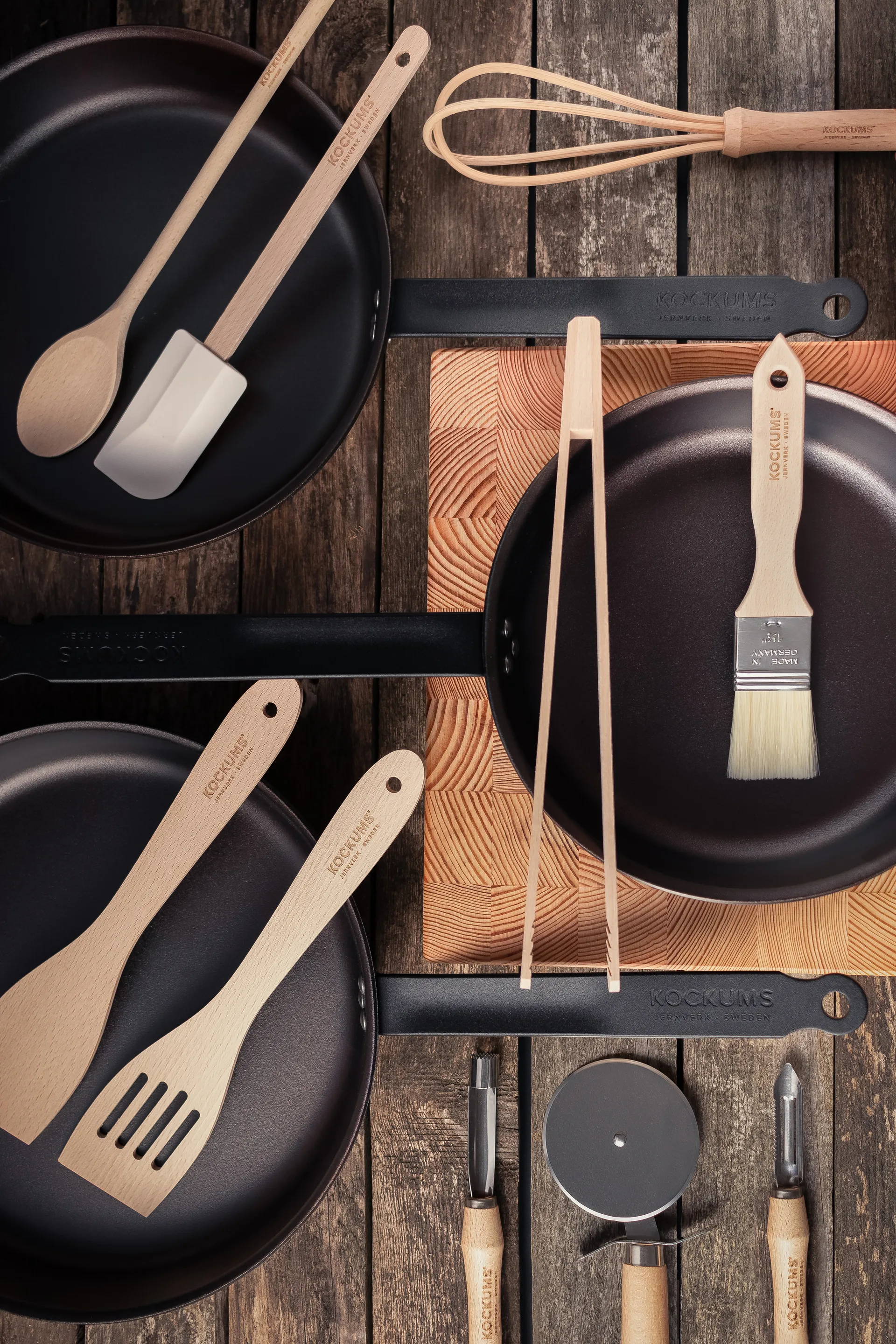 Kockums baktang 30 cm, Beukenhout Kockums Jernverk