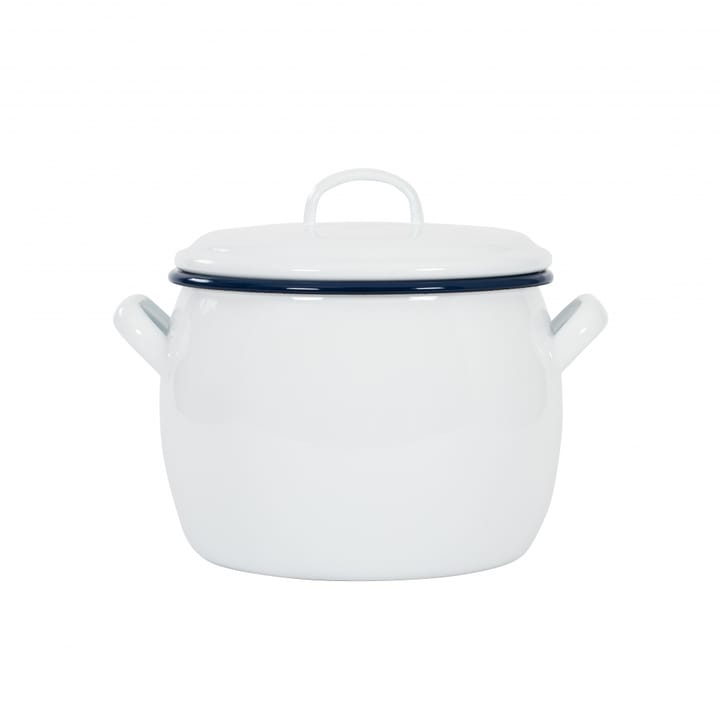 Kockums braadpan met deksel 4 l - Kockums White (wit) - Kockums Jernverk