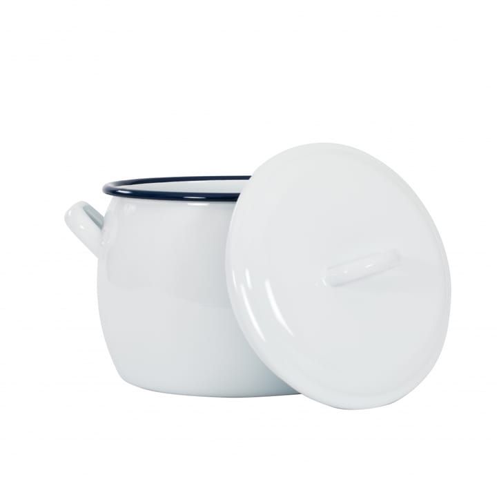 Kockums braadpan met deksel 4 l, Kockums White (wit) Kockums Jernverk