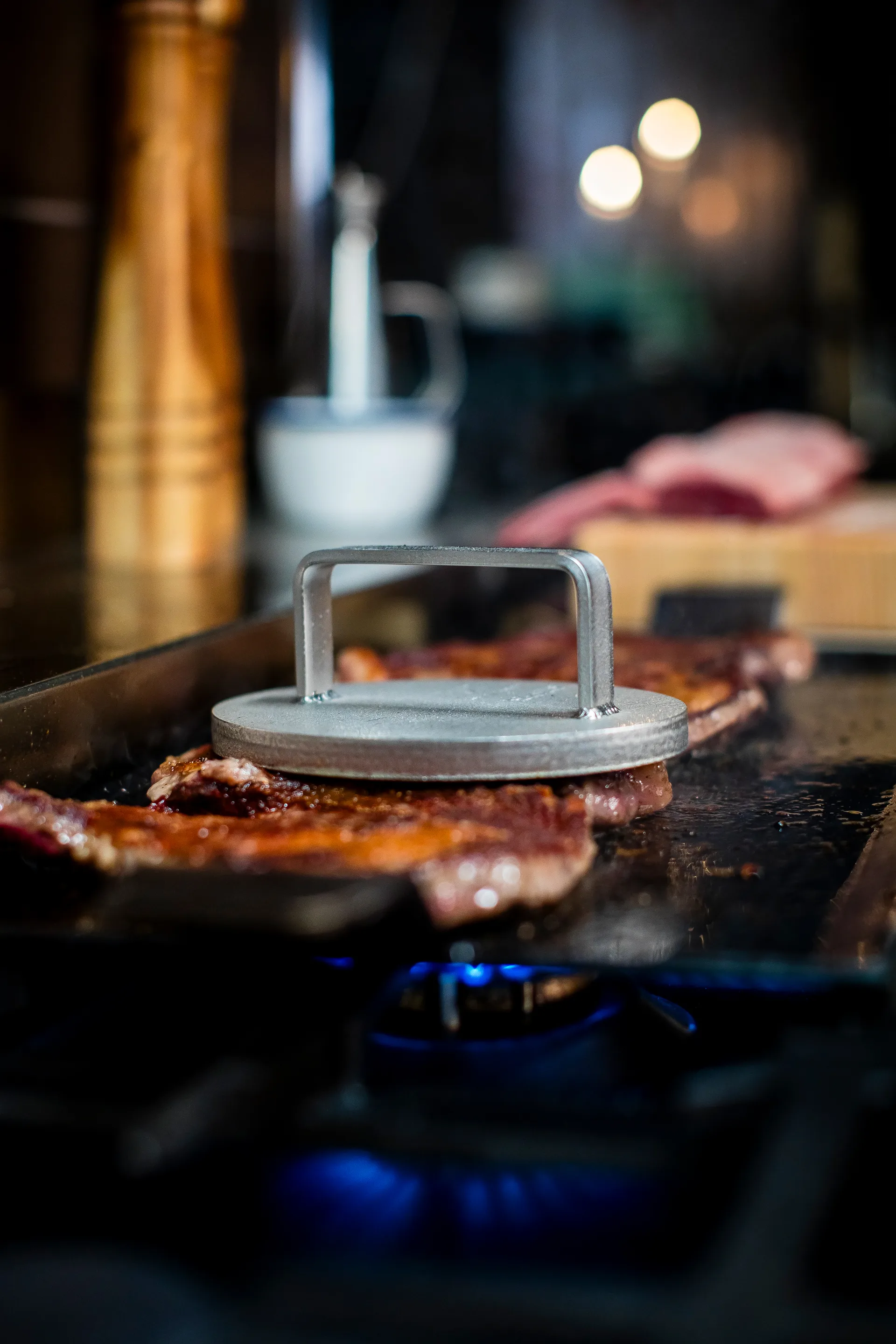 Kockums grillgewicht, Roestvrij staal, 16x12 cm Kockums Jernverk