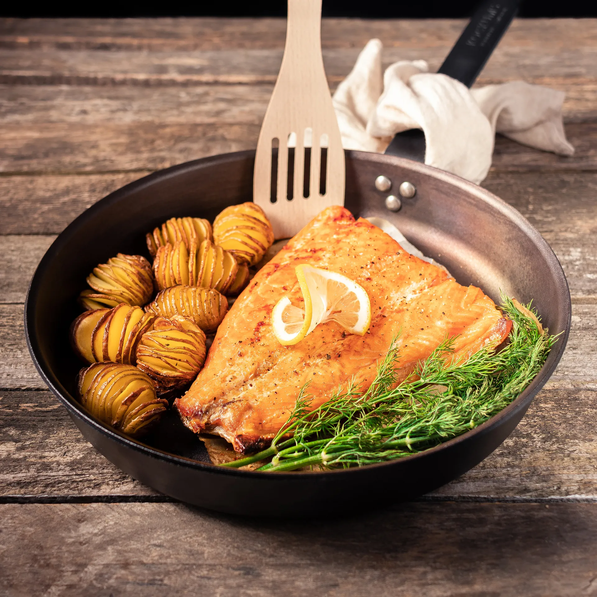 Kockums koekenpan koolstaal, 28 cm Kockums Jernverk