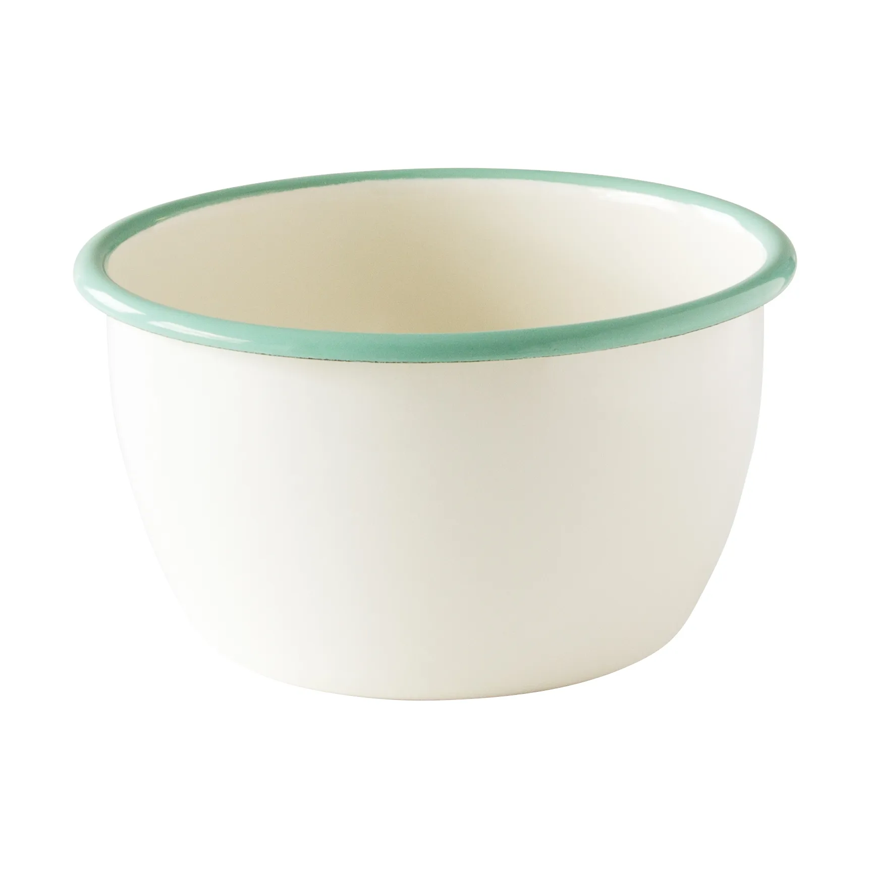 Kockums kom, Cream lux-groen, Ø14 cm Kockums Jernverk