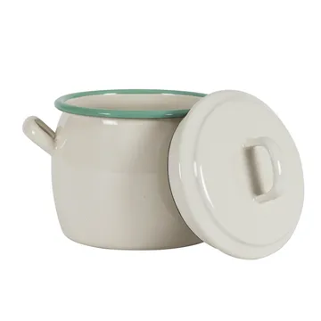 Kockums kookpan met deksel 0,7 l - Cream Lux - Kockums Jernverk