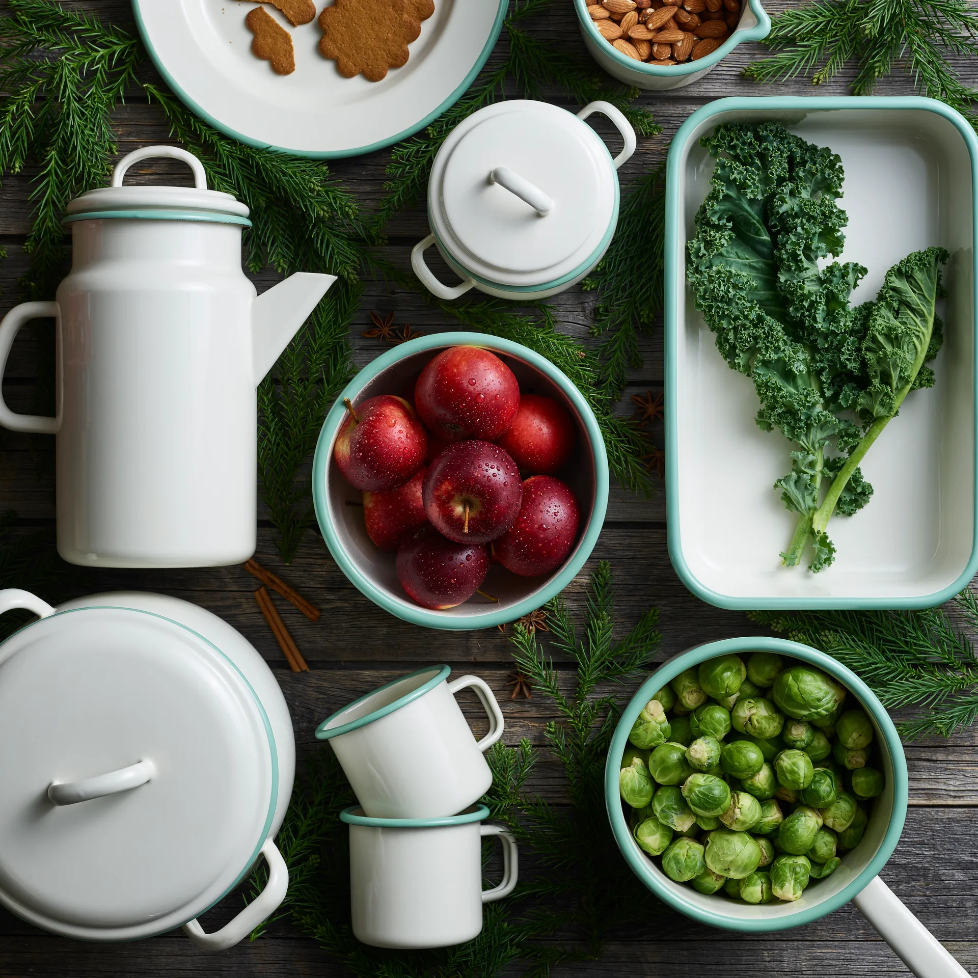 Kockums kookpan met deksel 0,7 l, Cream Lux Kockums Jernverk