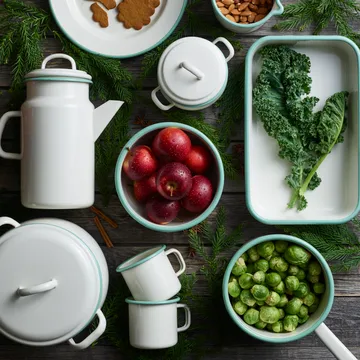 Kockums kookpan met deksel 0,7 l - Cream Lux - Kockums Jernverk