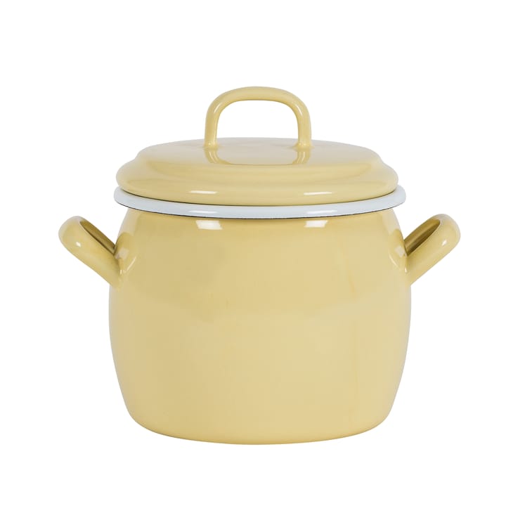 Kockums kookpan met deksel 0,7 l - Yellow Citrine - Kockums Jernverk