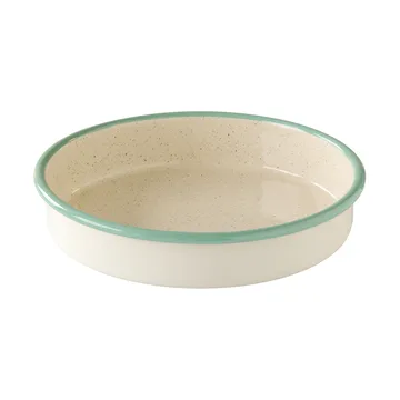 Kockums ovenschaal - Cream lux-groen, rond, Ø24 cm - Kockums Jernverk