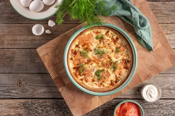Kockums ovenschaal - Cream lux-groen, rond, Ø24 cm - Kockums Jernverk
