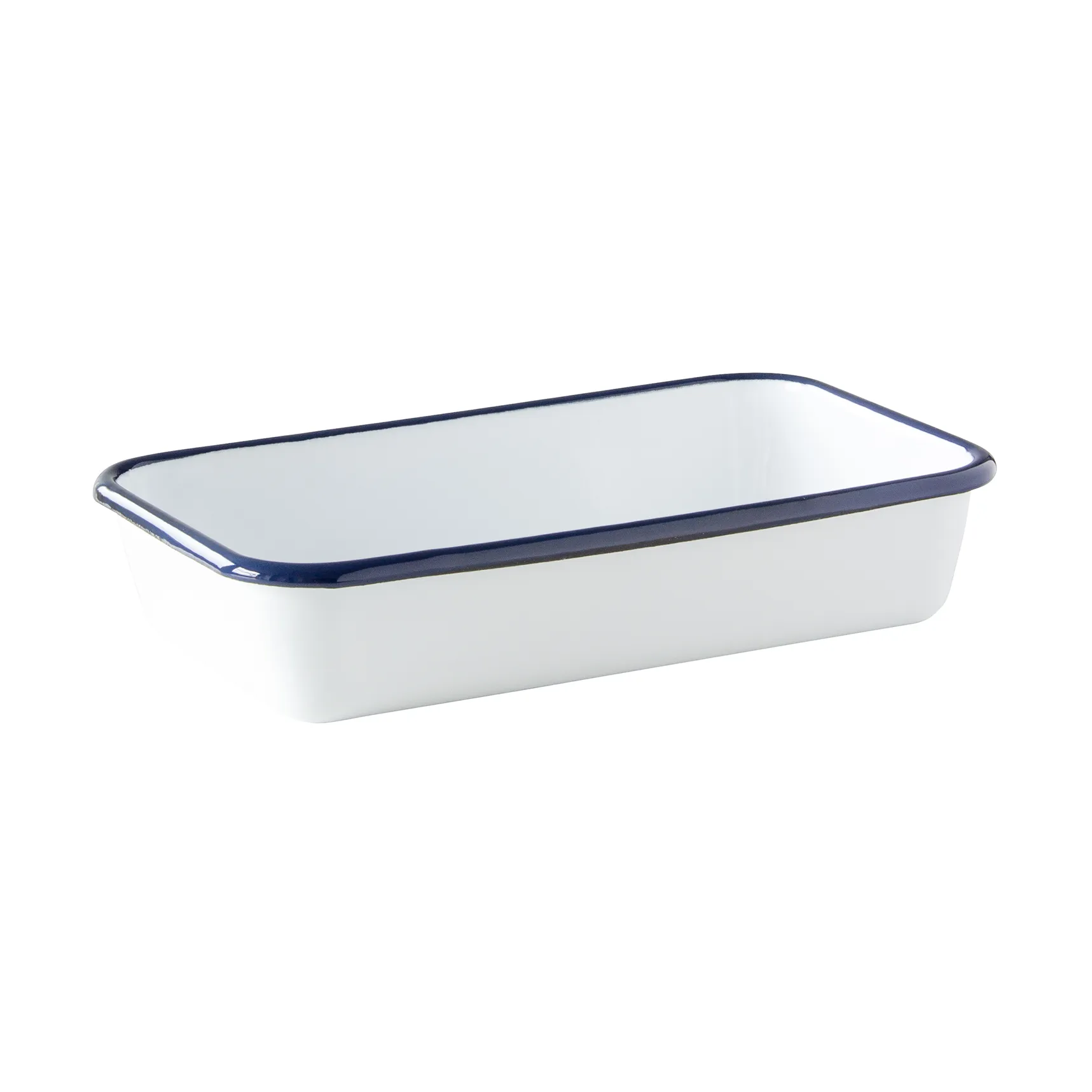 Kockums ovenschaal, Kockums white-blauw, 23x13,5 cm Kockums Jernverk