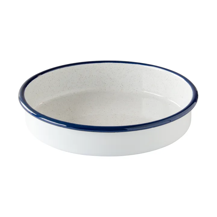Kockums ovenschaal - Kockums white-blauw, rond, Ø24 cm - Kockums Jernverk
