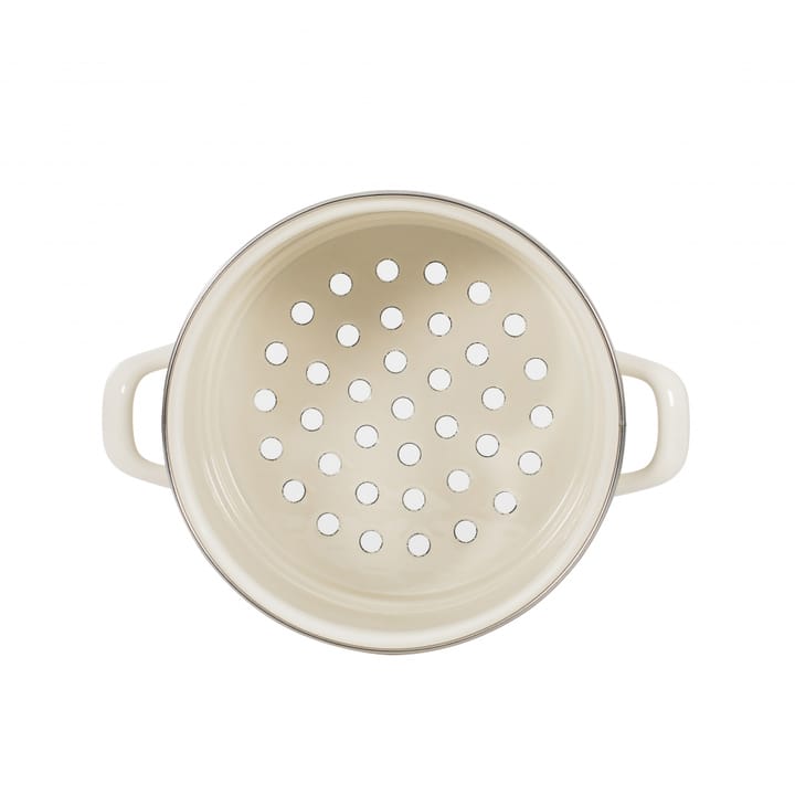Kockums vergiet met stoomfunctie, Cream Lux (beige) Kockums Jernverk