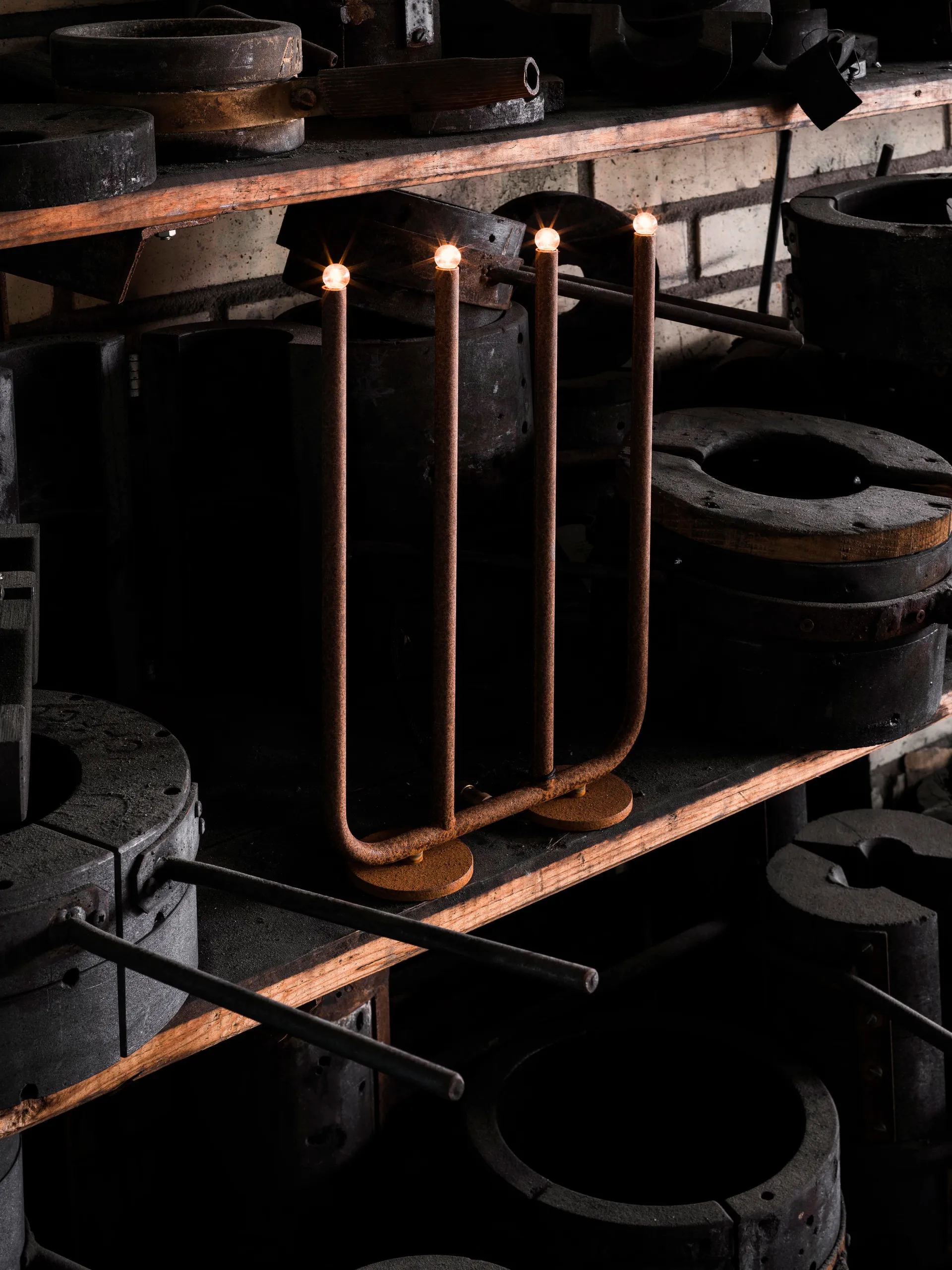 December Atelier 2023 kandelaar, Rust Konsthantverk