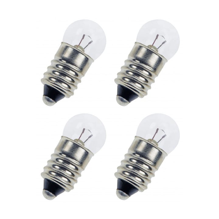 December gloeilamp - helder, 5w, 4-pack e10, 3w - Konsthantverk