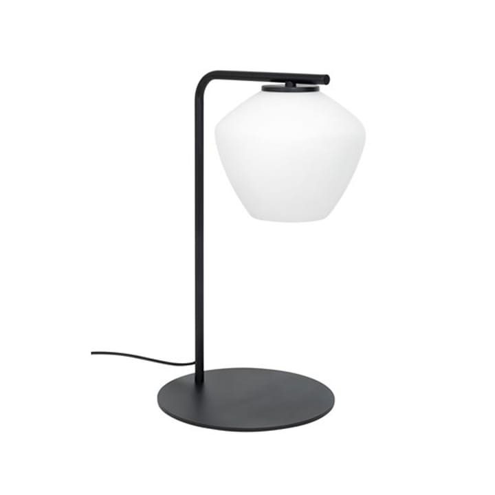 DK tafellamp - zwart/opaal - Konsthantverk