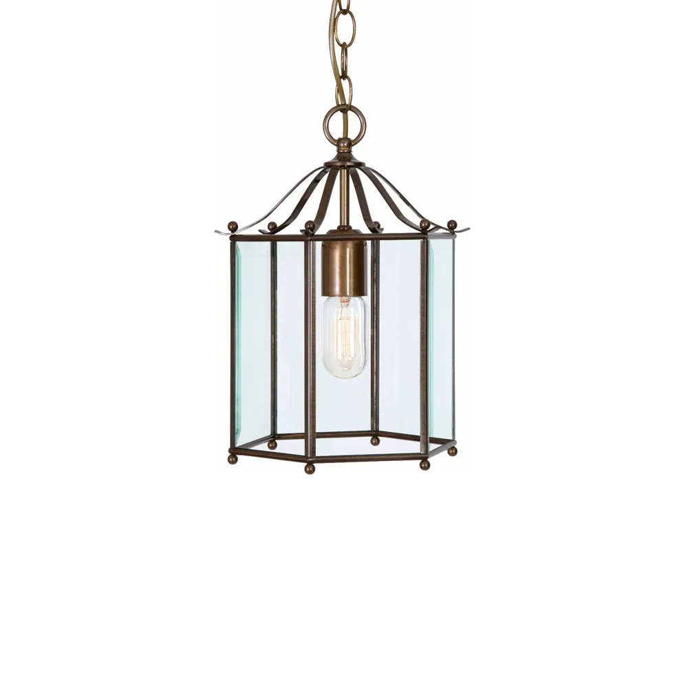 Glimminge 1 hanglamp Ø21,5 cm, Geoxideerd messing Konsthantverk