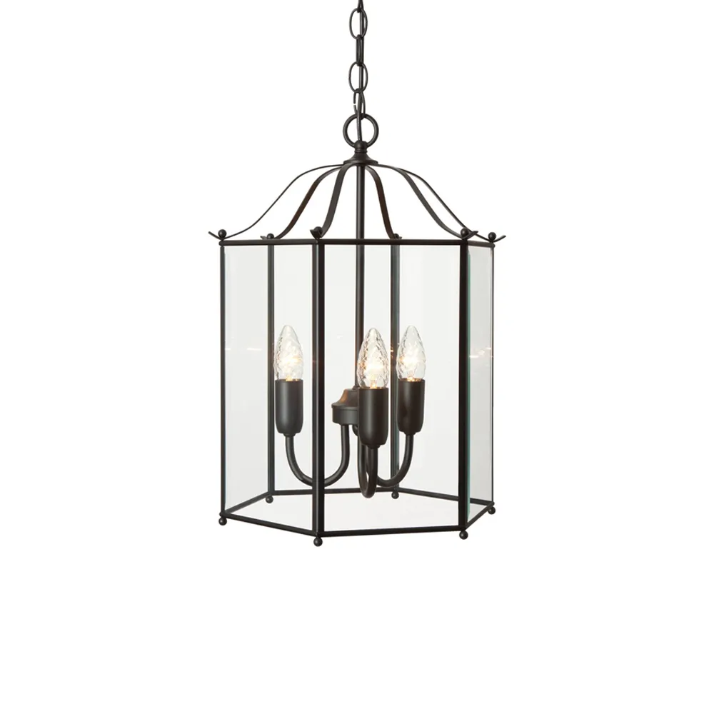 Glimminge 3 hanglamp Ø32 cm, Mat zwart Konsthantverk