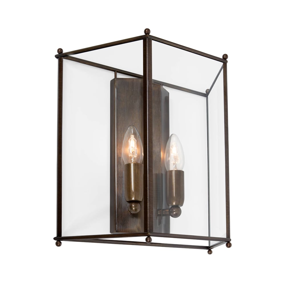 Konsthantverk Glimminge wandlamp glas/oxid | Scandinavisch Interieur | Wandlampen | Transparant
