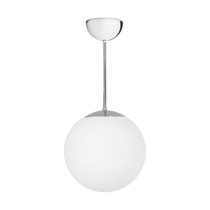 Glob pendel - White-chrome Ø20 cm - Konsthantverk