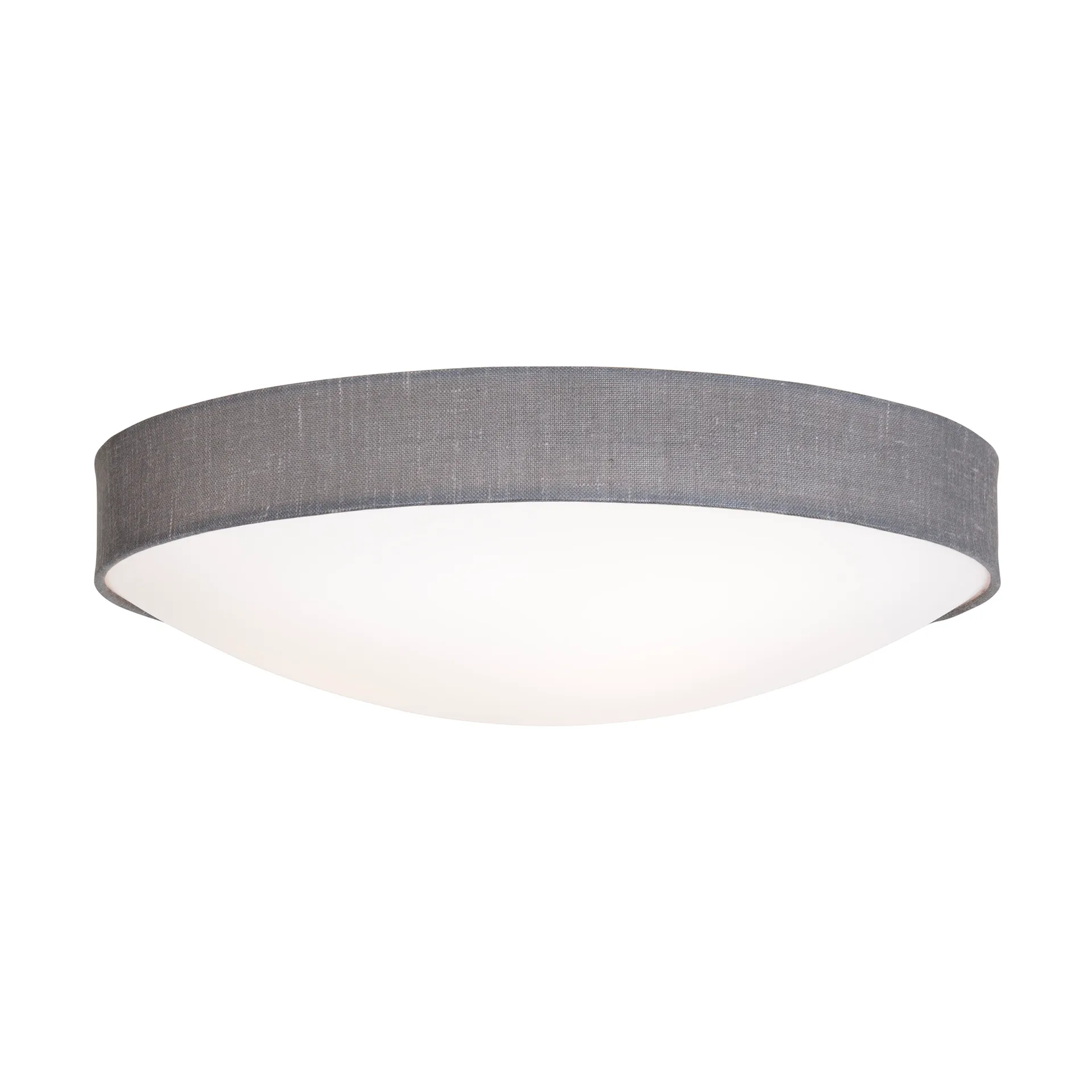 Kant plafonnière Ø45 cm, Grey-white Konsthantverk