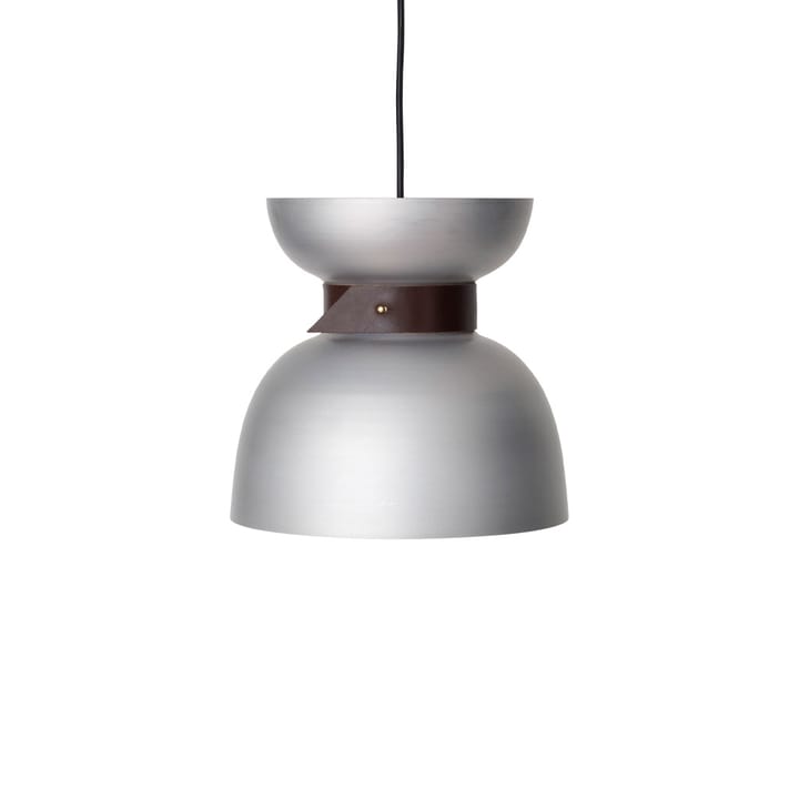 Liv hanglamp - aluminium, leer - Konsthantverk