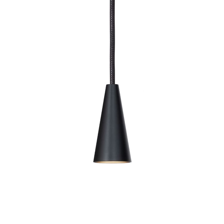 Massiv hanglamp - zwart, kegel - Konsthantverk