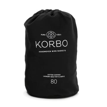 Korbo waszak - zwart - 80 l. - KORBO