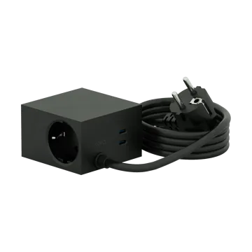 Cuboid+ stekkerdoos USB-C 30W 2 m - Black - Kord