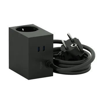 Cuboid+ stekkerdoos USB-C 30W 2 m - Black - Kord