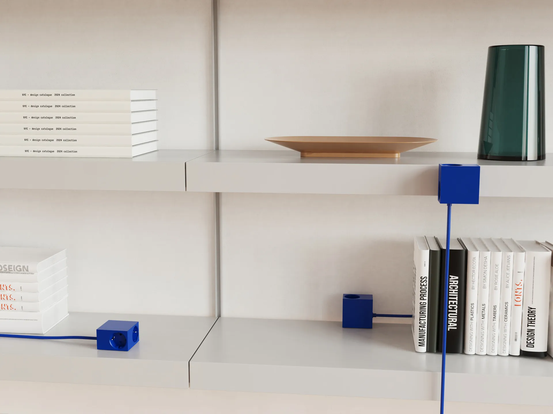 Cuboid+ stekkerdoos USB-C 30W 2 m, Catalina Blue Kord