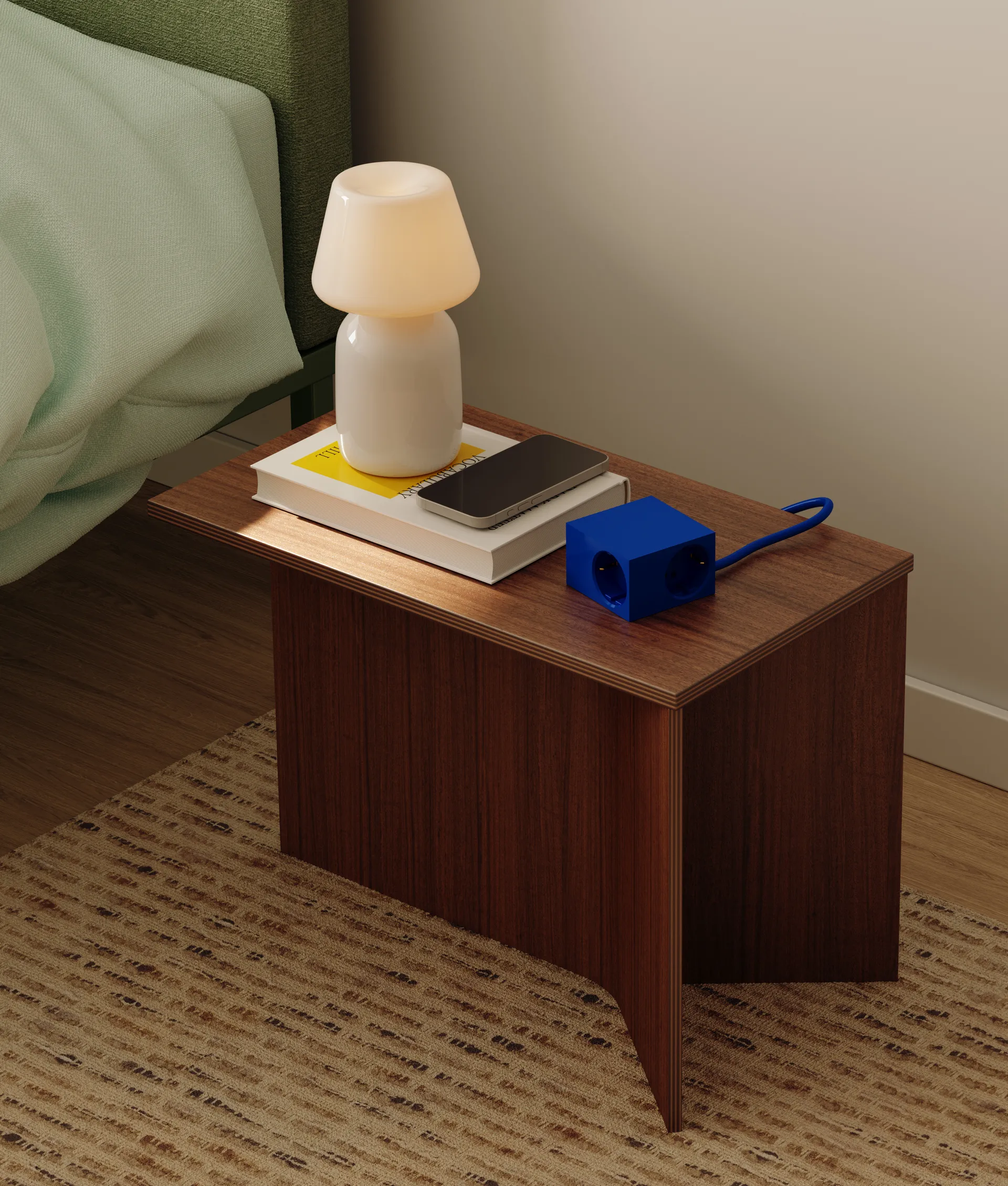 Cuboid+ stekkerdoos USB-C 30W 2 m, Catalina Blue Kord