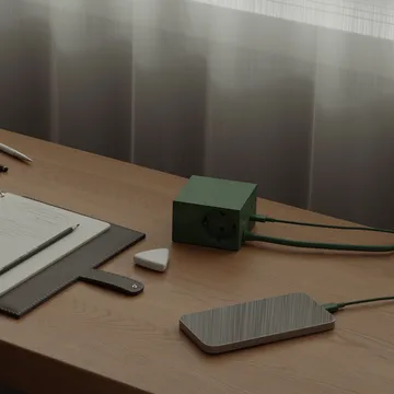 Cuboid+ stekkerdoos USB-C 30W 2 m - Dark Green - Kord