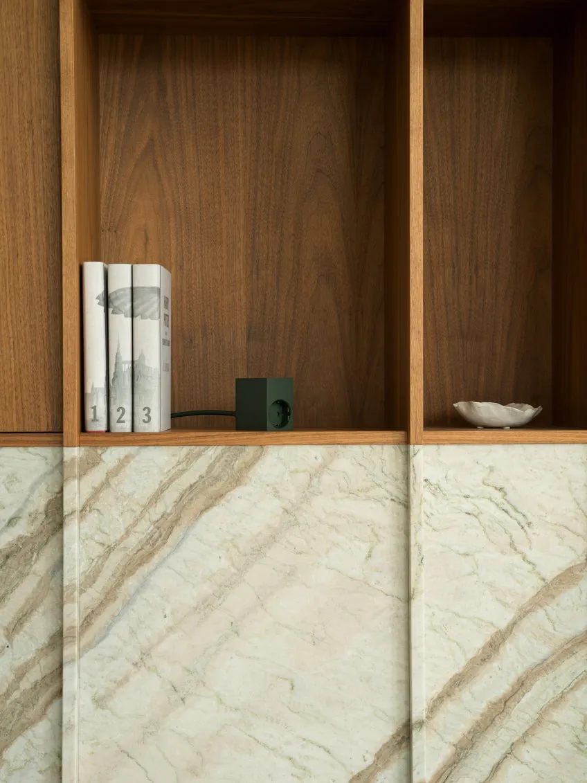 Cuboid+ stekkerdoos USB-C 30W 2 m, Dark Green Kord