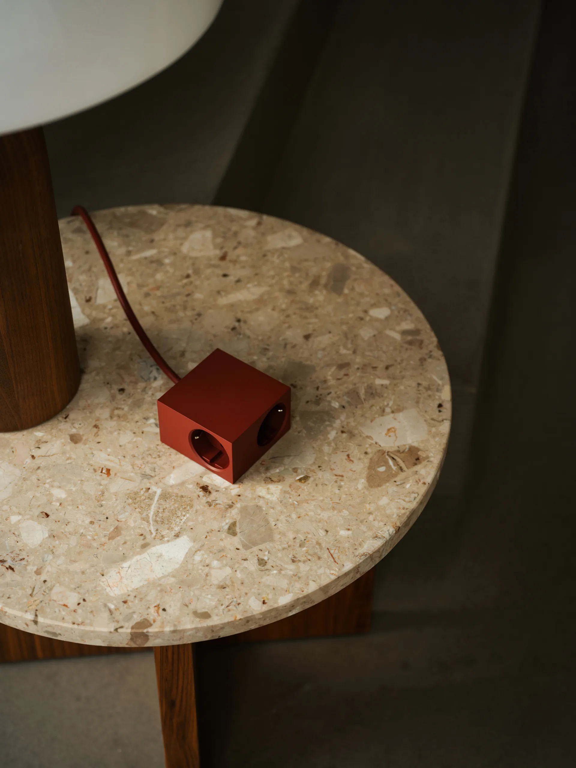 Cuboid+ stekkerdoos USB-C 30W 2 m, Fired Brick Kord
