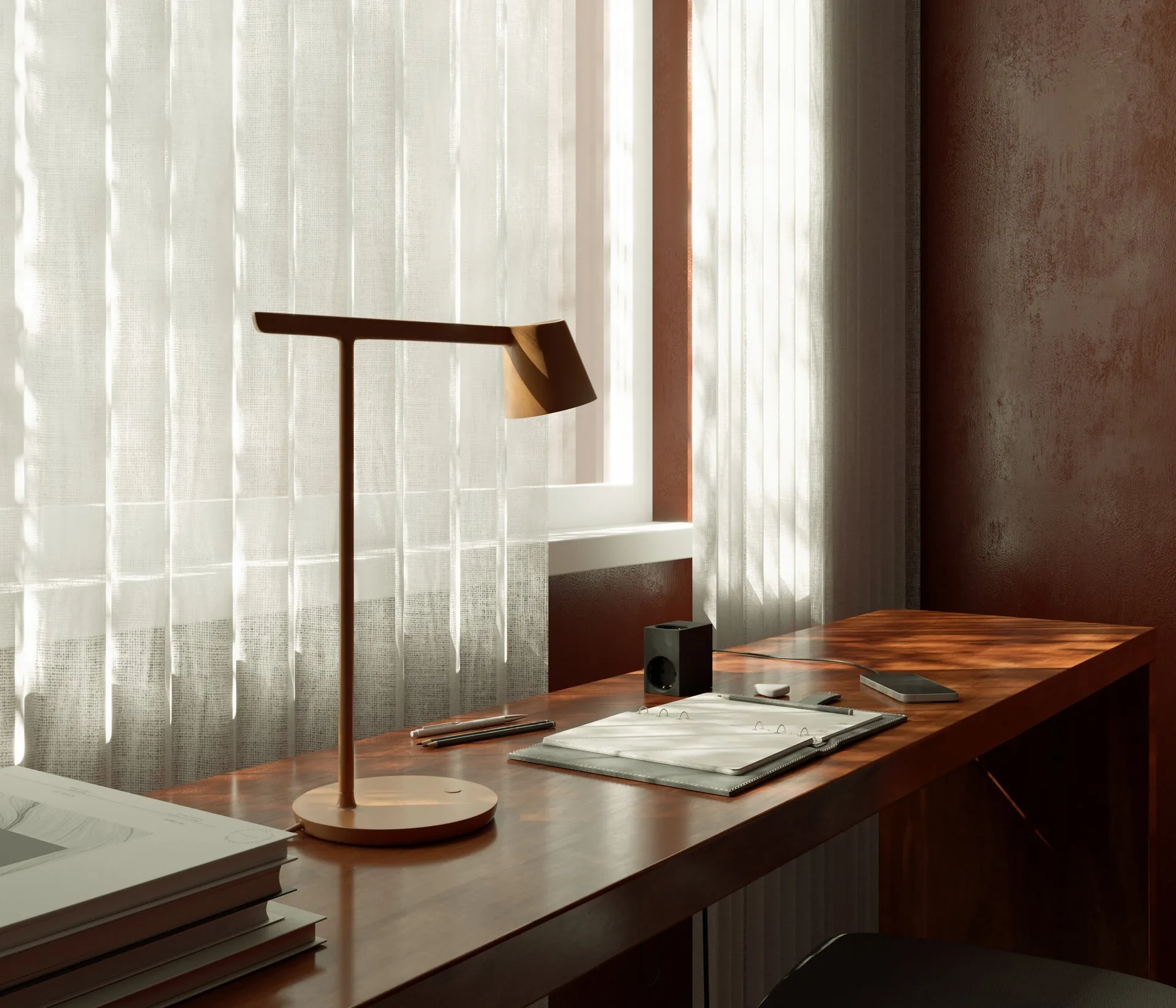 Cuboid stopcontact 2 m, Black Kord