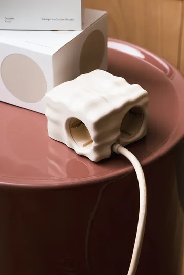 Cumulus+ hoesje-skal voor Cuboid stekkerdoos - Beige - Kord