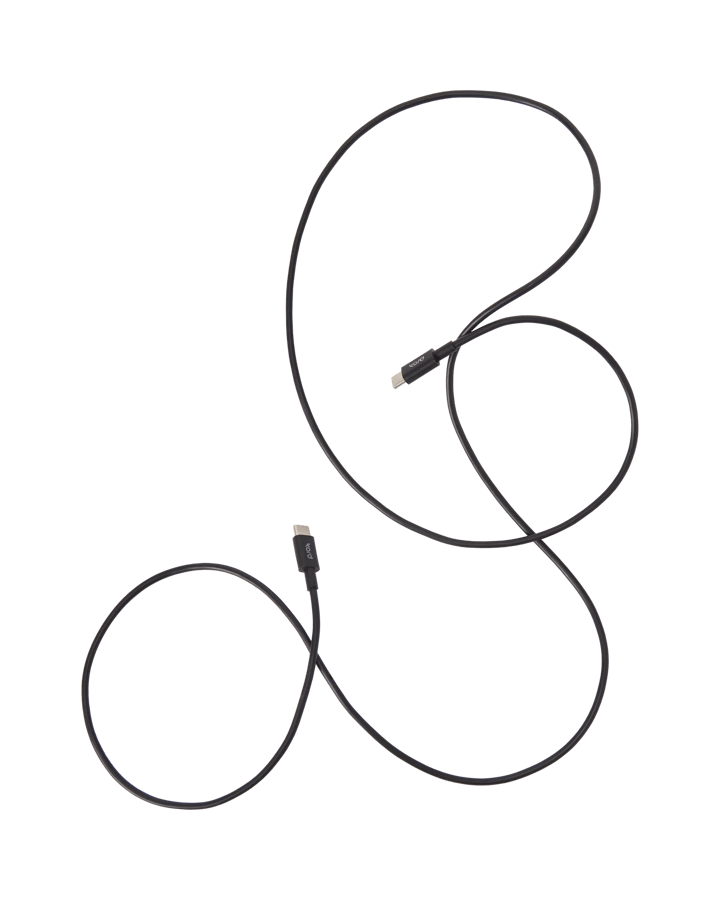 Kord USB-C naar USB-C oplaadkabel 1,8 m, Black Kord
