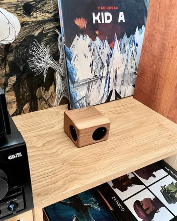 Kord x Bark woodencase-hoes voor Cuboid+ stekkerdoos - Schors - Kord