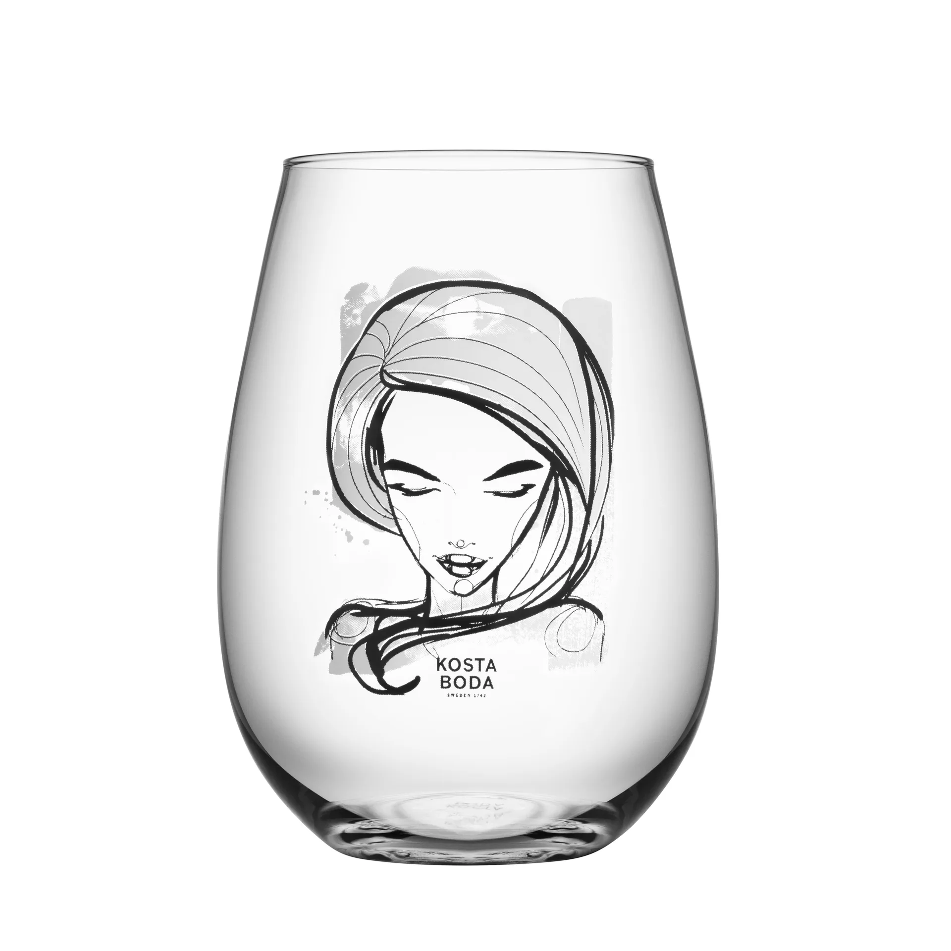 All about you glas 57 cl 2-pack, need you (wit) Kosta Boda