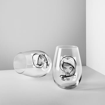 All about you glas 57 cl 2-pack - need you (wit) - Kosta Boda