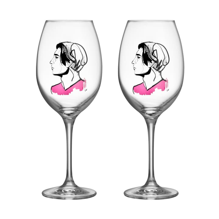 All about you wijnglas 52 cl 2-pack - Embrace him - Kosta Boda