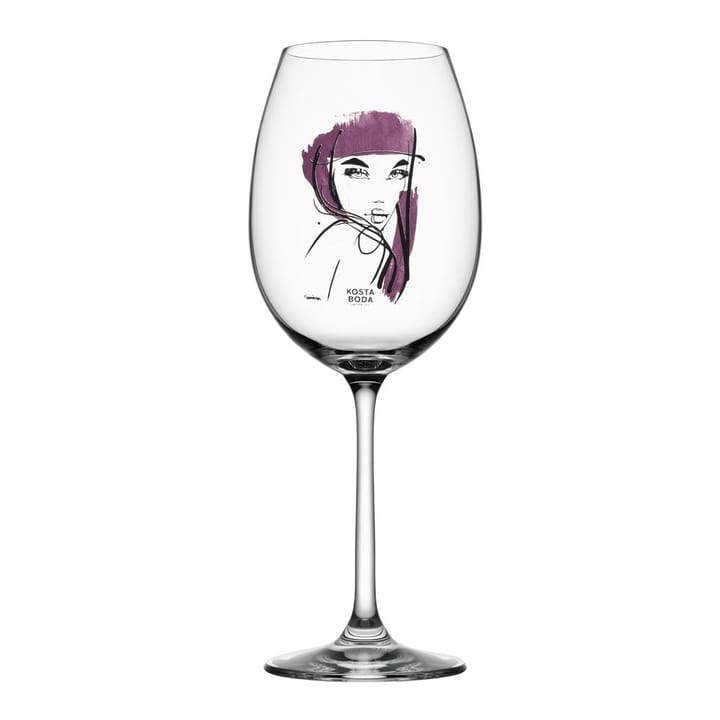 All about you wijnglas 52 cl 2 pack, purperrood Kosta Boda